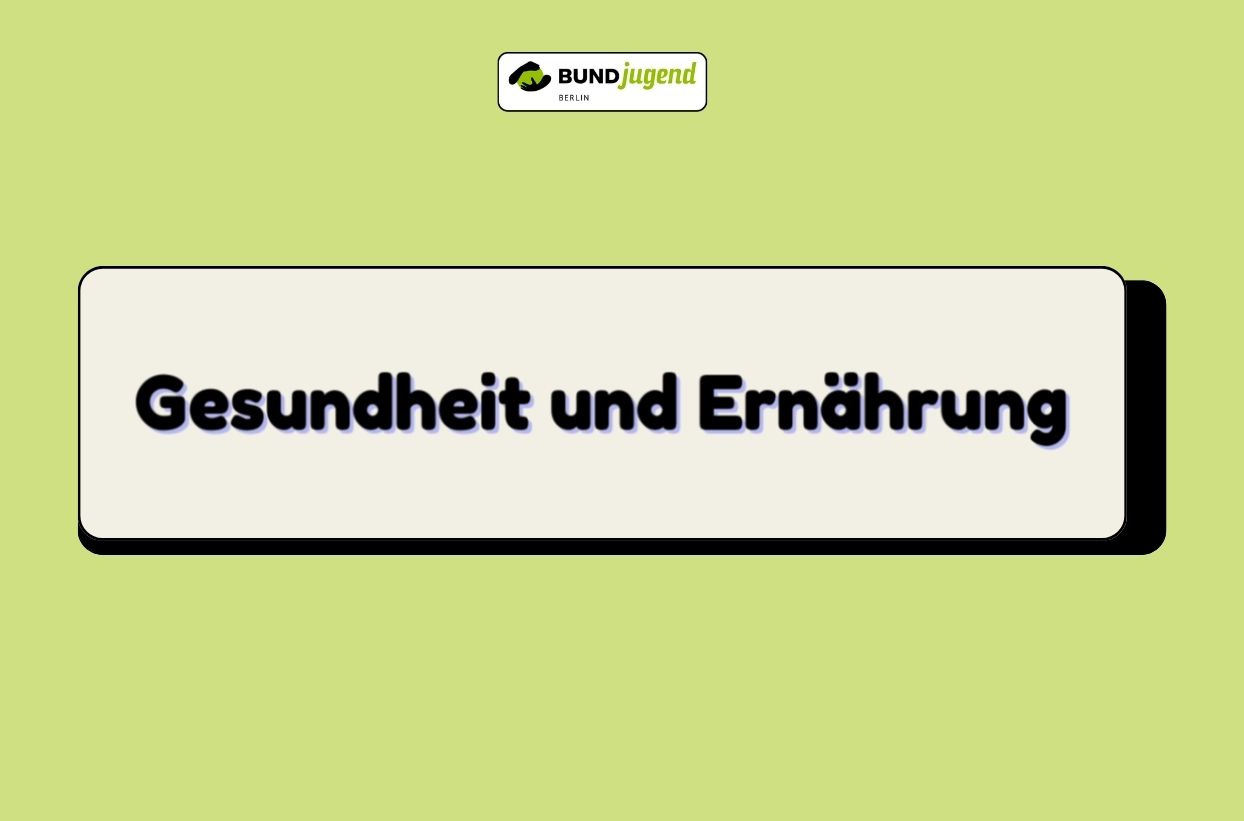 Gesundheit und Ernährung