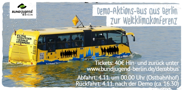 Bus zur Demo 
