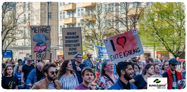 Hinweis auf Deutsche Wohnen enteignen